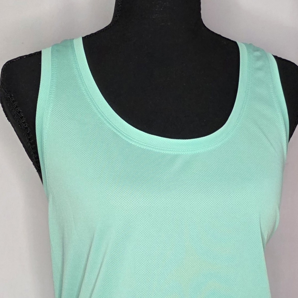 NWT Athletic Works Tank Tops Set of 2 -White & Mint Racerback Workout Size Large - Picture 6 of 11